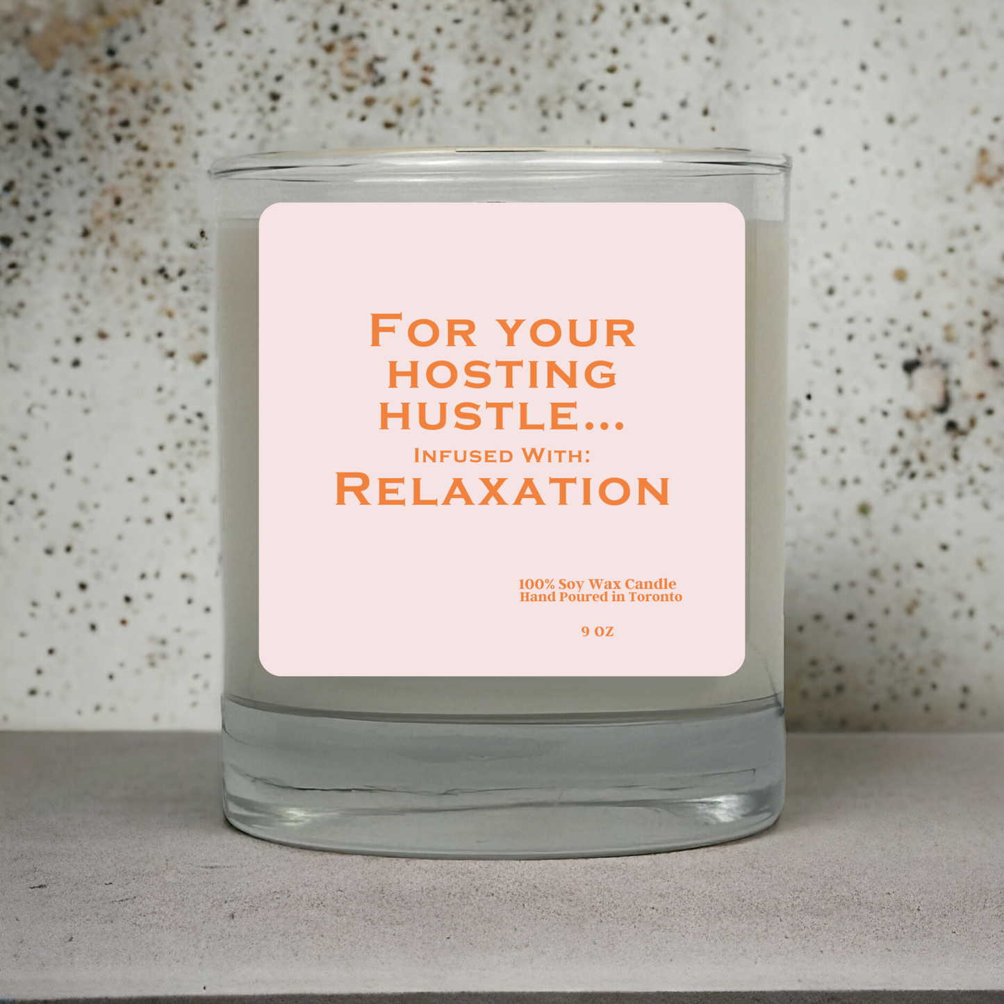 For Your Hosting Hustle Soy Candle | Funny Hostess Gift | Hand Poured Soy Wax Candle | Gift for Her | Relaxation Candle Toronto