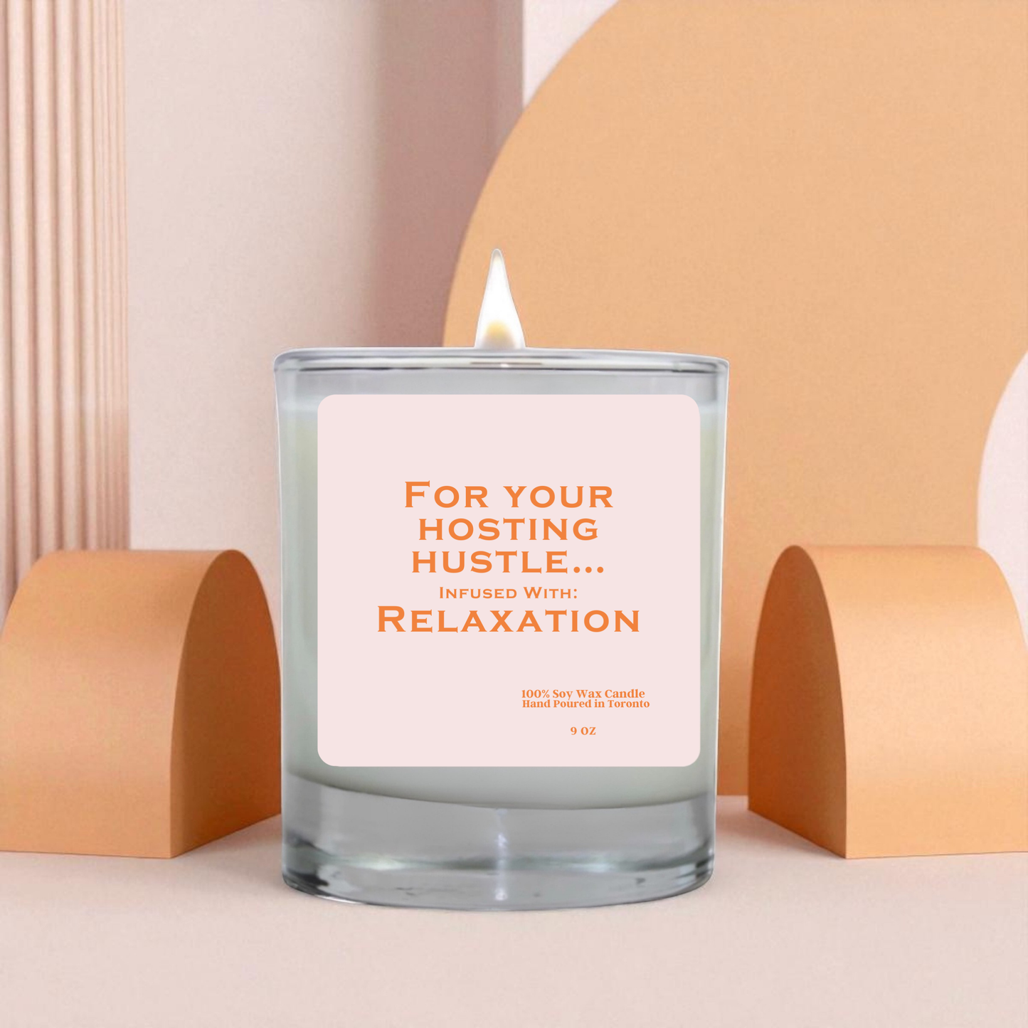 For Your Hosting Hustle Soy Candle | Funny Hostess Gift | Hand Poured Soy Wax Candle | Gift for Her | Relaxation Candle Toronto