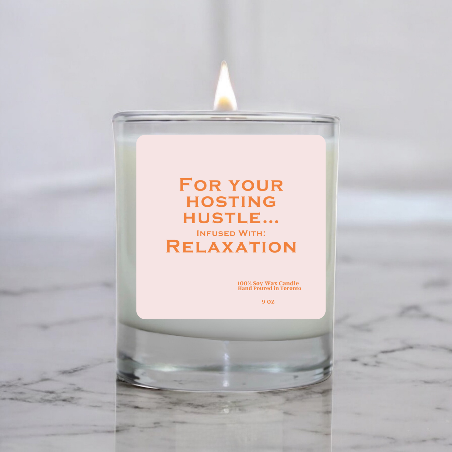 For Your Hosting Hustle Soy Candle | Funny Hostess Gift | Hand Poured Soy Wax Candle | Gift for Her | Relaxation Candle Toronto