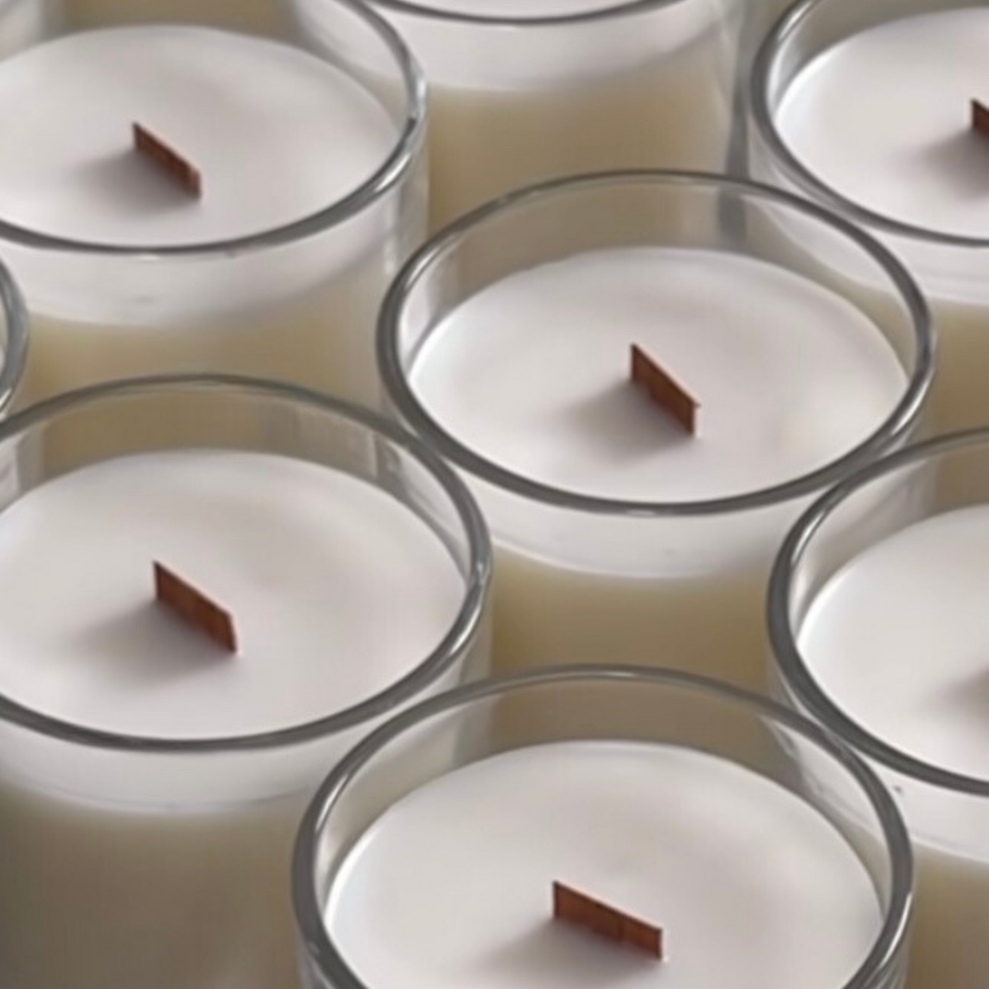 hai + Vanilla Cream Scented Soy Candle with Wooden Wick – Spicy, Creamy & Inviting, 9oz
