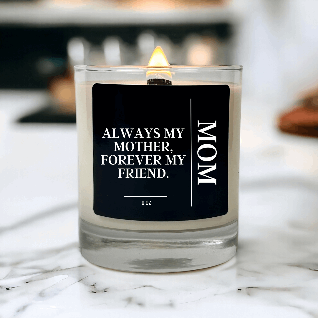 Soy Wax Scented Candle With A Wooden Wick Candle for Mother's Day