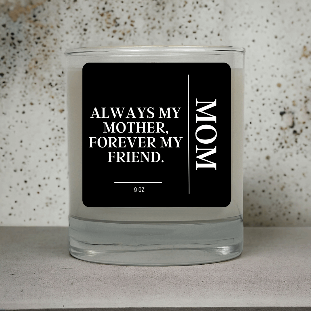 Soy Wax Scented Candle With A Wooden Wick Candle for Mother's Day
