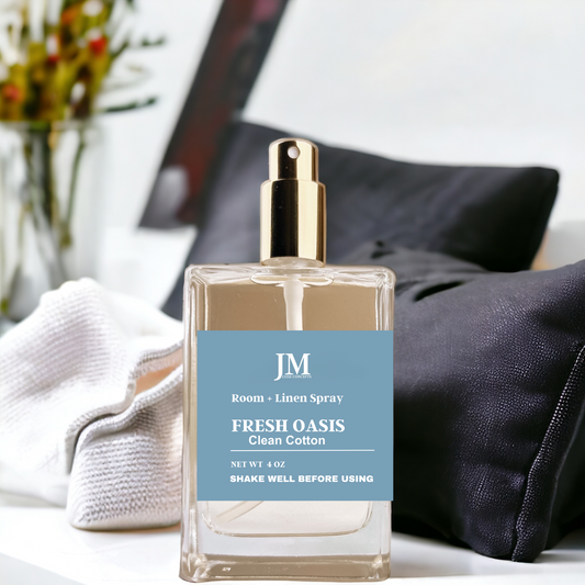 Clean Cotton Room & Linen Spray – Fresh, Crisp & Invigorating, 4oz