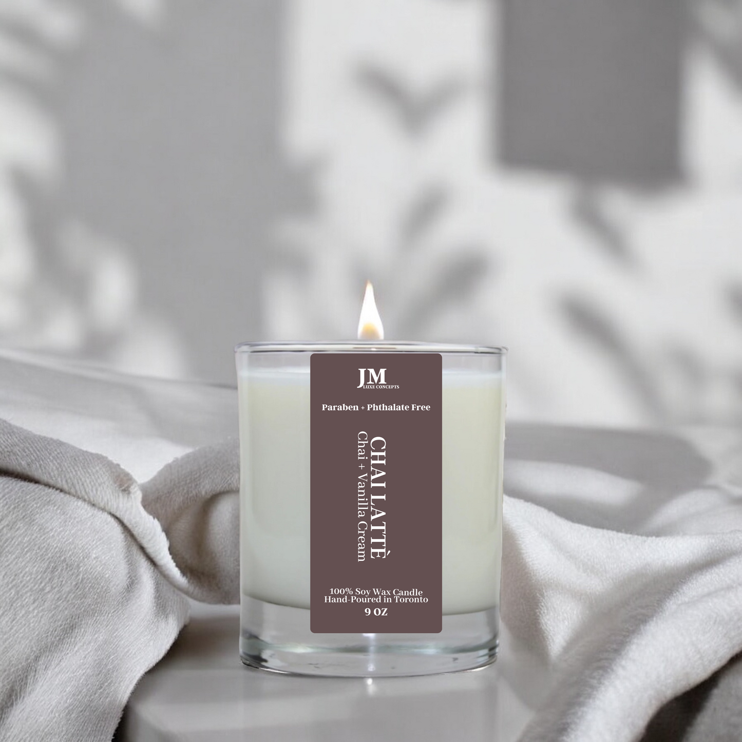 hai + Vanilla Cream Scented Soy Candle with Wooden Wick – Spicy, Creamy & Inviting, 9oz