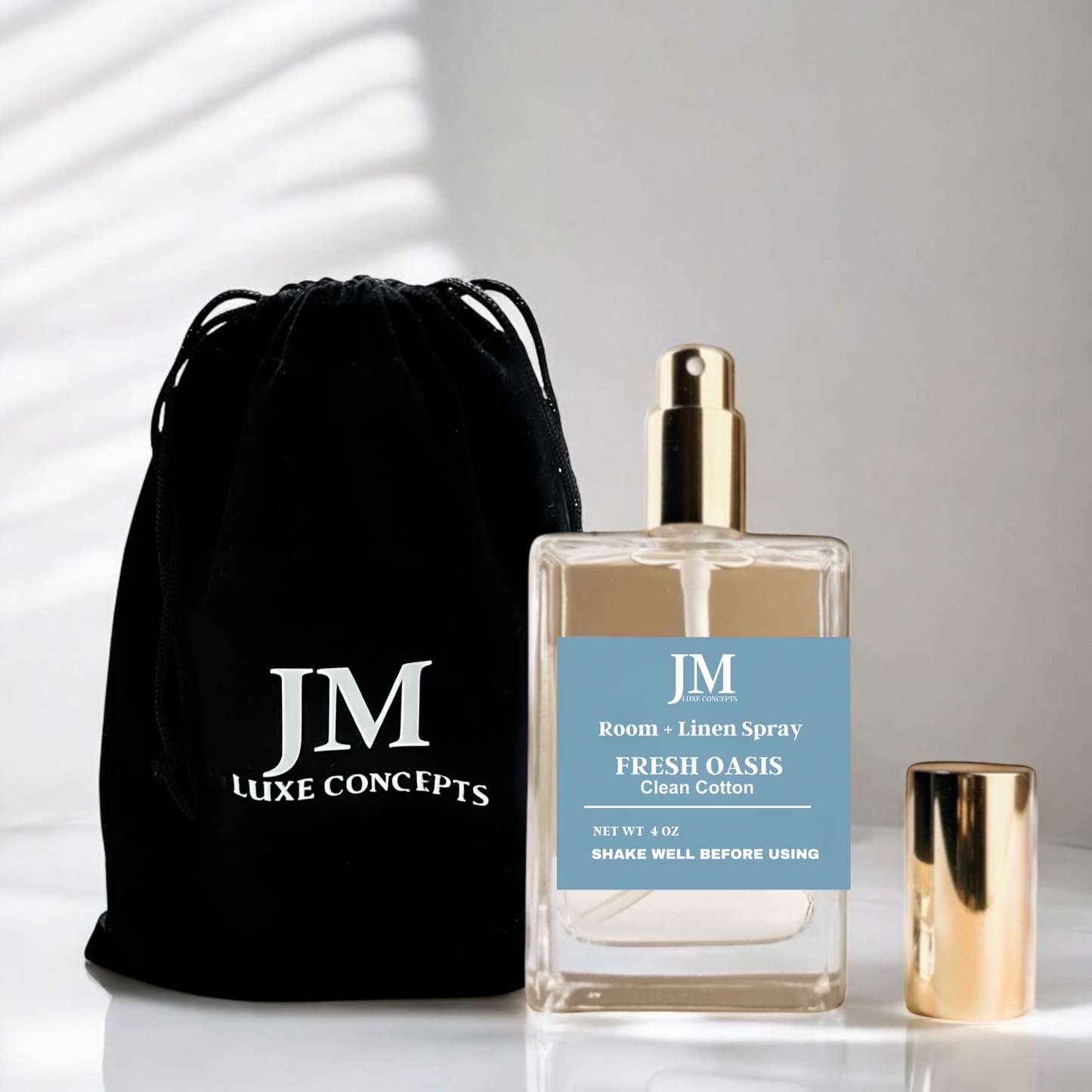 Clean Cotton Room & Linen Spray – Fresh, Crisp & Invigorating, 4oz