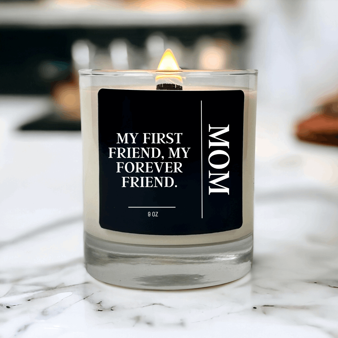 Soy Wax Scented Candle With A Wooden Wick Candle for Mother's Day