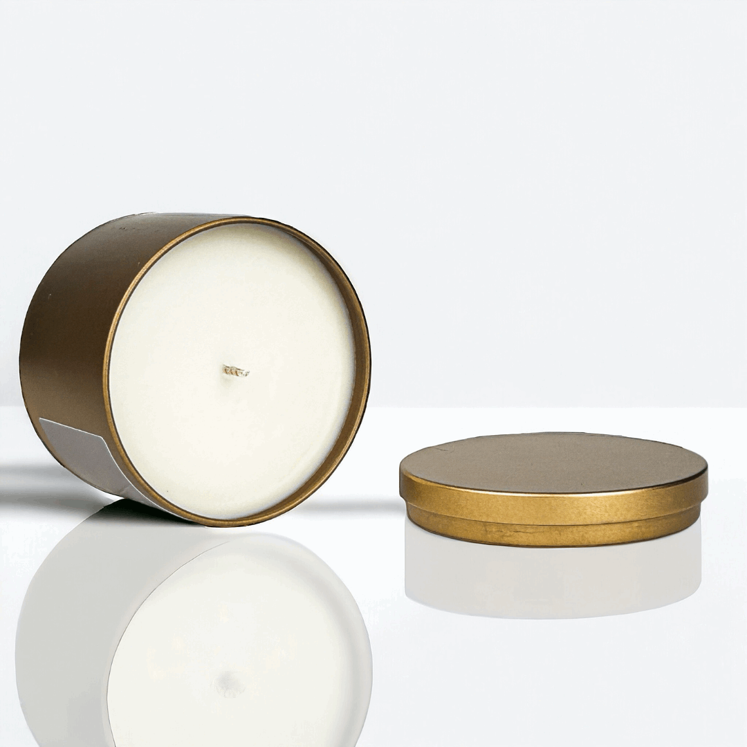 Black Amber + Lavender Scented Tin Candle - Main Character
