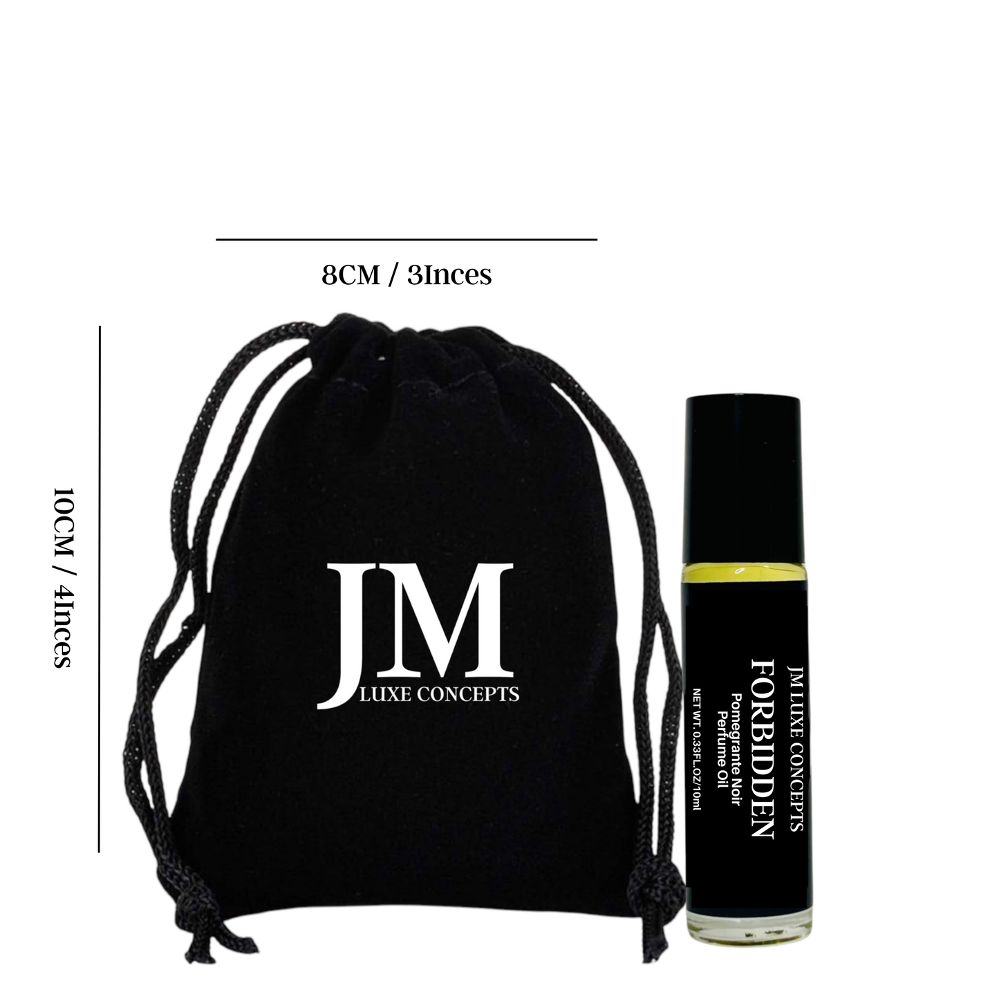 Pomegranate Noir Scented Perfume Oil – Exotic, Fruity & Warm Fragrance, 10ml