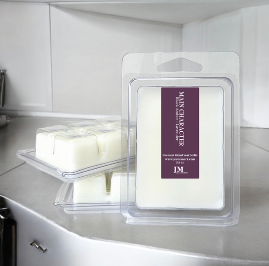 Black Amber & Lavender Luxury Handmade Wax Melts – Highly Scented, Coconut Wax Blend (2.5 oz)